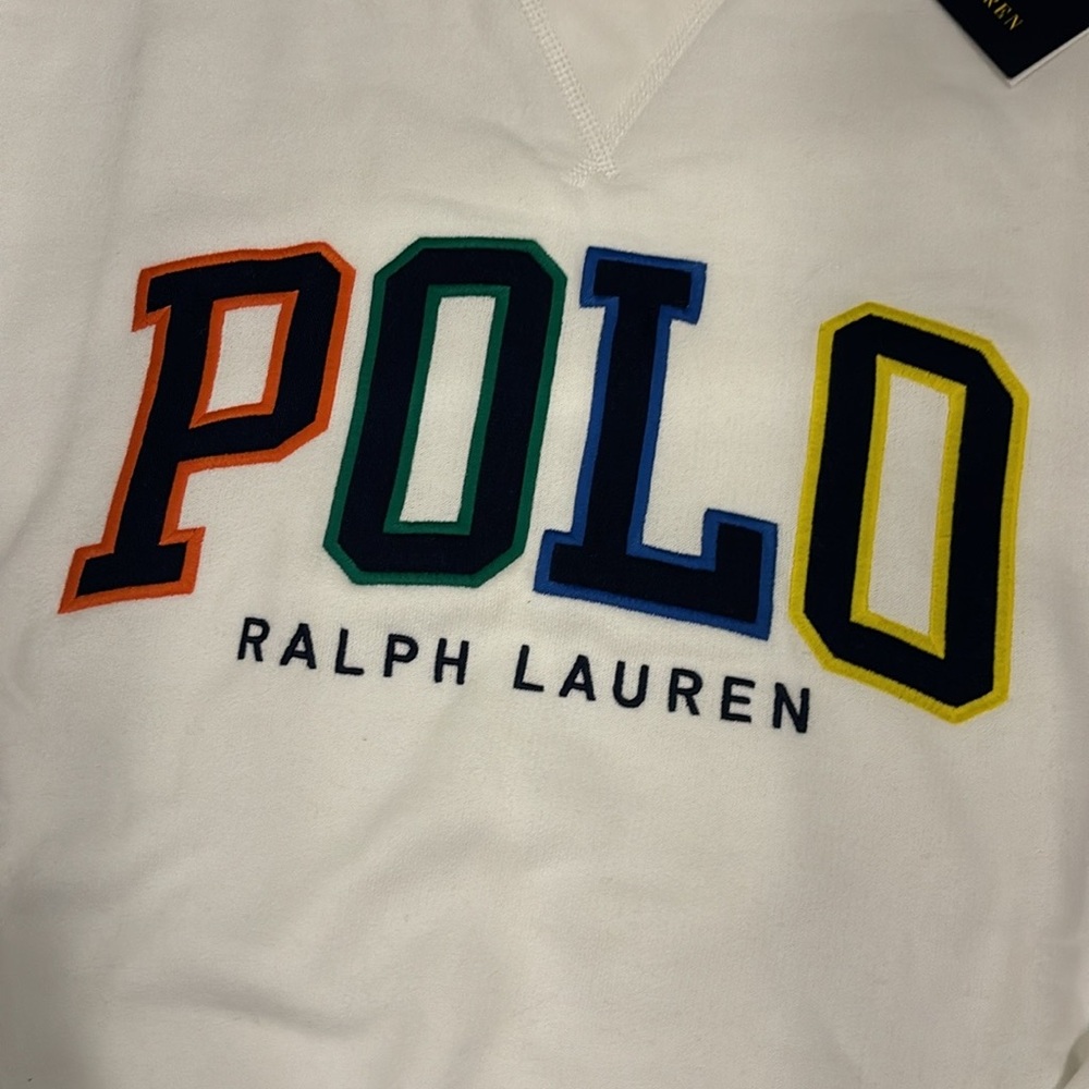 Men’s Polo Ralph Lauren Multicolor Logo Sweatshirt - Picture 2 of 4